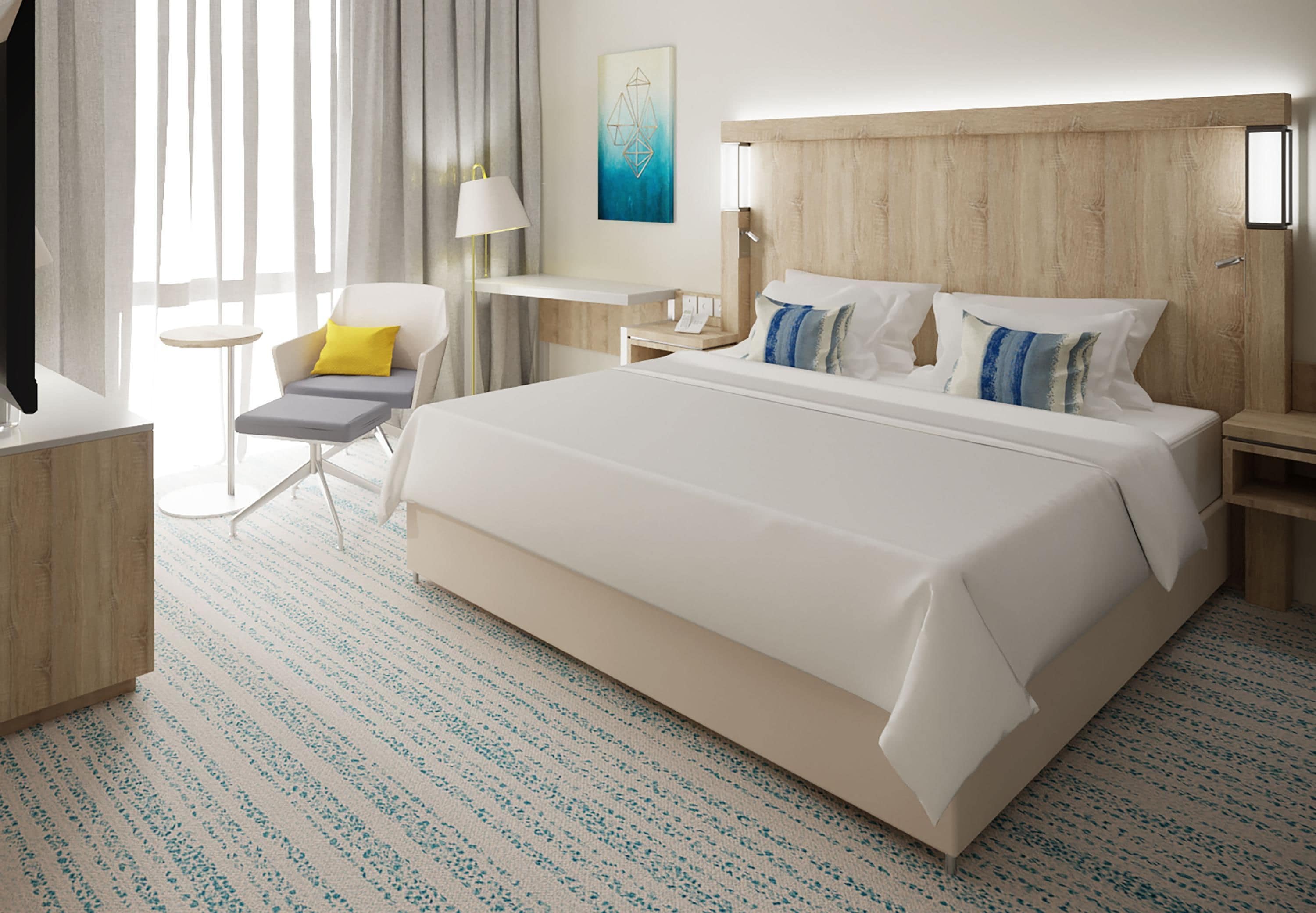 standard room, 1 king bed, non smoking | 1 bedroom, in-room safe, desk, laptop workspace