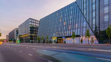 Front of property – evening/night