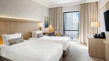 Chambre Standard, 2 lits une place | Coffres-forts dans les chambres, bureau