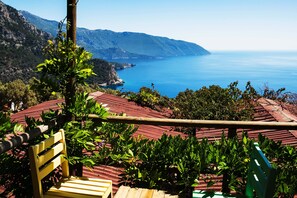 Panoramic Bungalow, Multiple Beds, Sea View | Balcony view