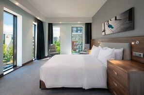 Allergitestet sengetøy, safe på rommet, skrivebord og lydisolert