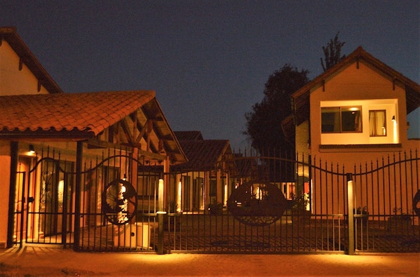 Front of property – evening/night