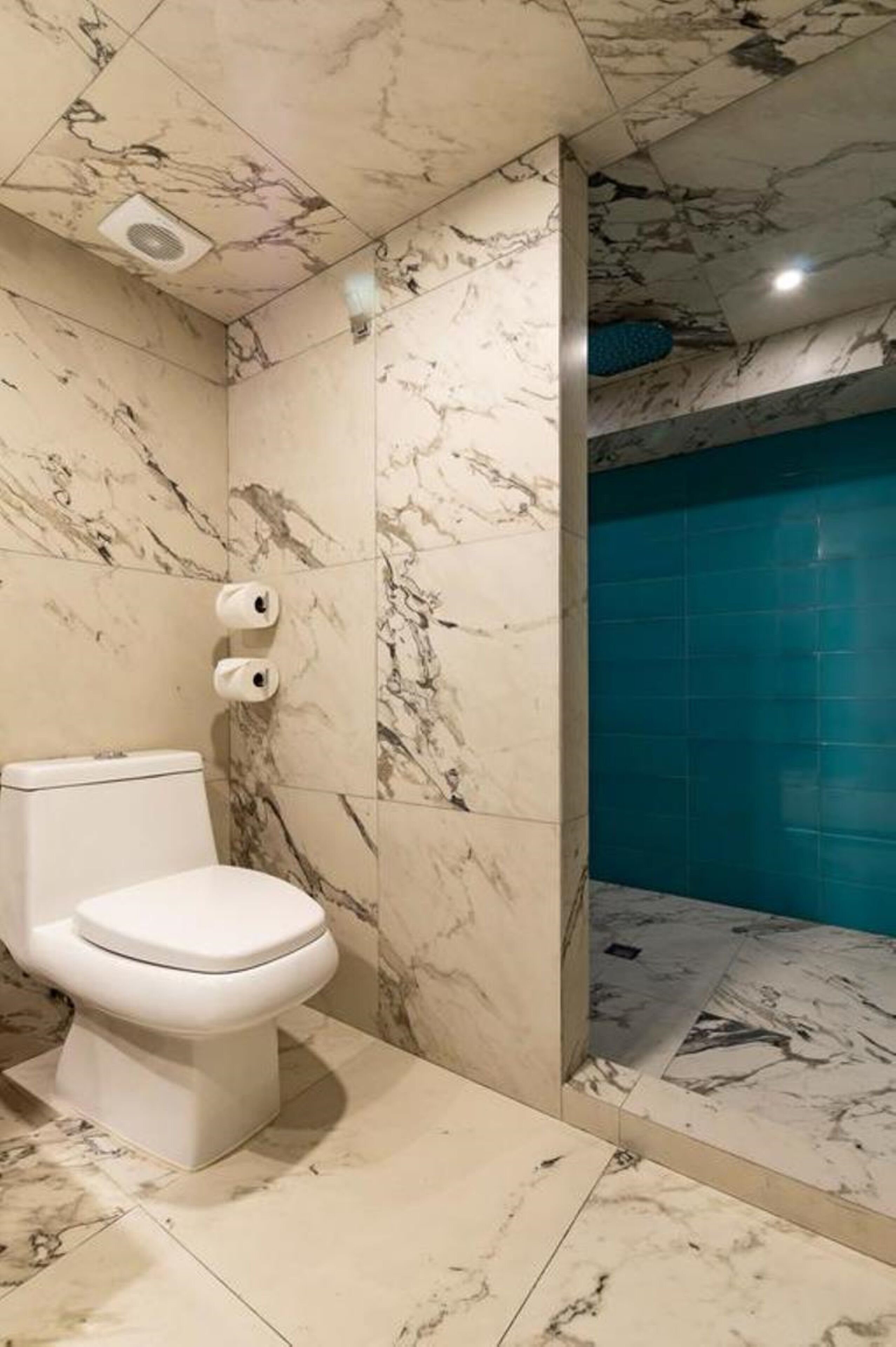 shower, rainfall showerhead, free toiletries, hair dryer