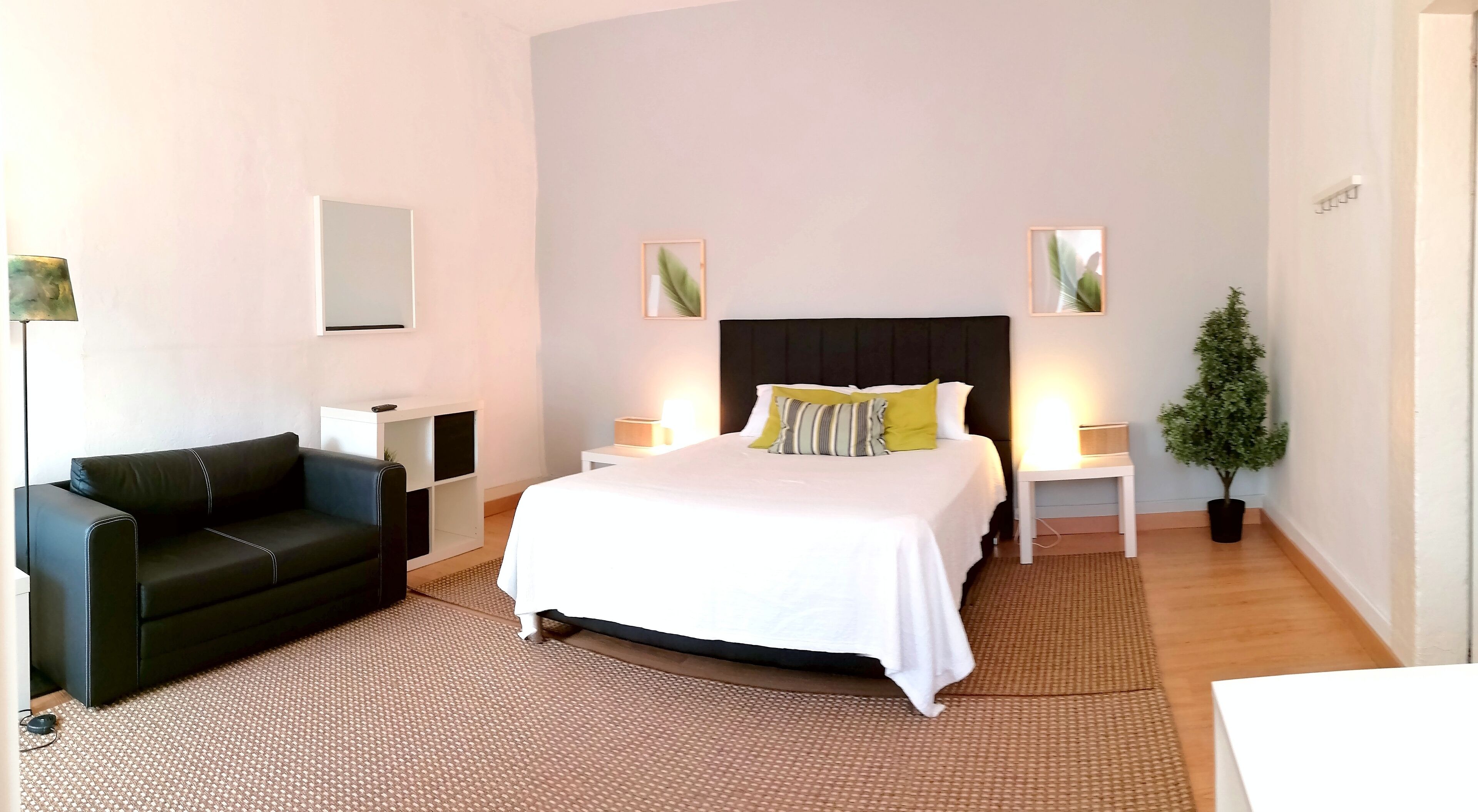 2 bedrooms, premium bedding, memory-foam beds, individually decorated