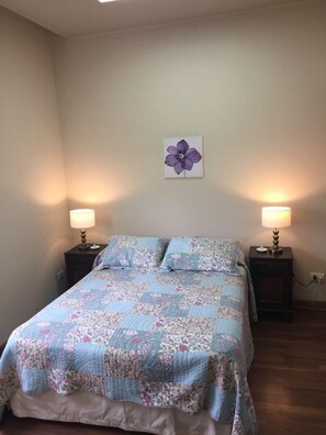 1 chambre, fer et planche à repasser, lits bébé (gratuits)