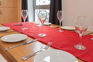 Opções para refeição no quarto