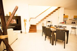 Penthouselejlighed - 2 soveværelser | Spisning på værelset