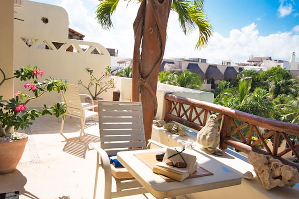 Penthouse, 2 Schlafzimmer | Balkon