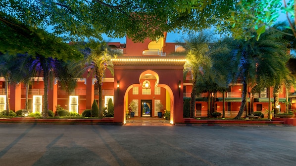Front of property – evening/night