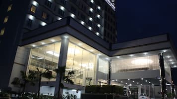 Front of property – evening/night
