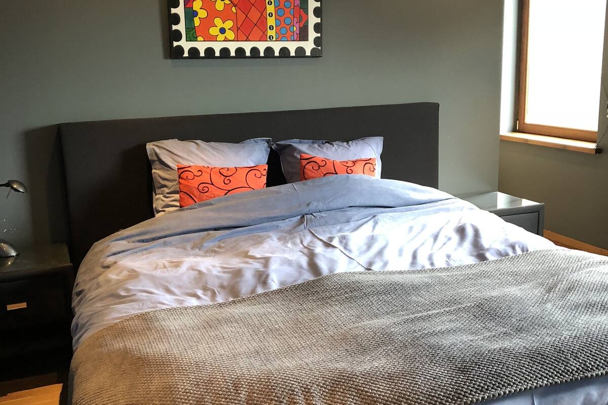 Suite estudio Deluxe, 1 cama de matrimonio grande, no fumadores | 1 dormitorio, minibar, caja fuerte y sistema de insonorización