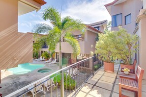 Romantic Apartment, 1 Bedroom, Non Smoking | Balcony - The Cove 5 at Playa Ocotal (Sardinal)