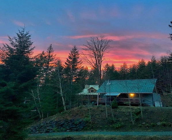 Front of property – evening/night