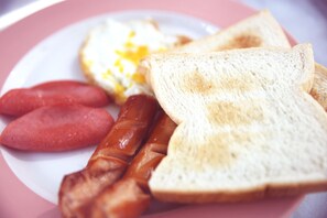 Daily English breakfast (THB 150 per person)
