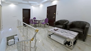Comfort Suite, 2 Bedrooms | Living area | Flat-screen TV - Jawharat Layali (Jeddah)