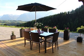 Vue sur les montagnes