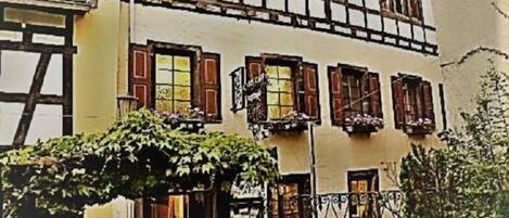 Fassade der Unterkunft