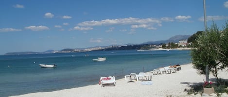 On the beach