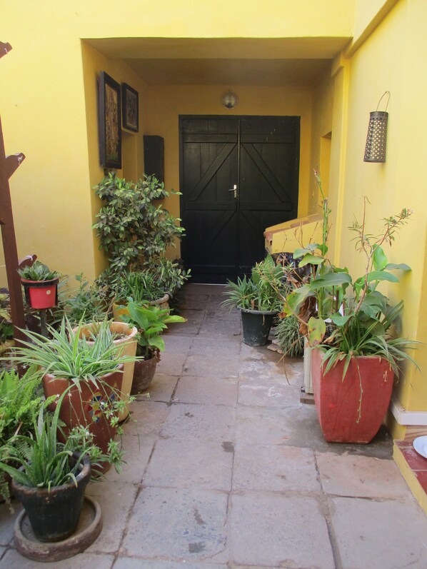 Entrée de l’hébergement 