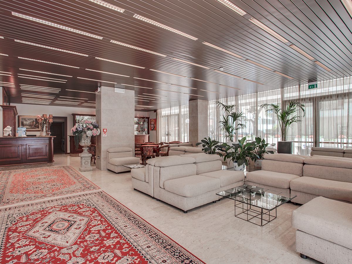 Sitteområde i lobbyen
