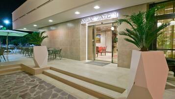 Entrada al alojamiento