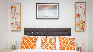 1 bedroom, premium bedding, desk, iron/ironing board