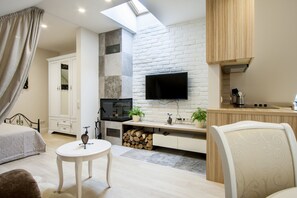 开间 | 起居区 | 电视、加热地板