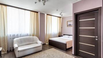 Desk, iron/ironing board, free WiFi, bed sheets