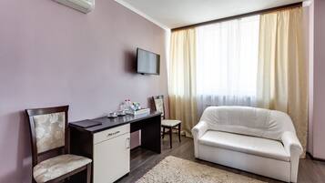 Desk, iron/ironing board, free WiFi, bed sheets