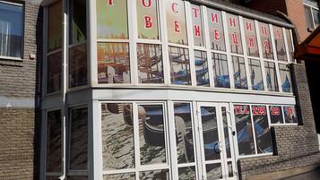 Majoituspaikan julkisivu