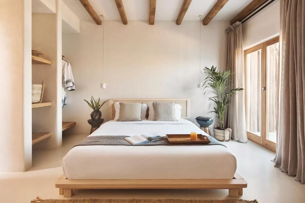 Deluxe Double Sea View | Roupas de cama premium, frigobar, cofres nos quartos