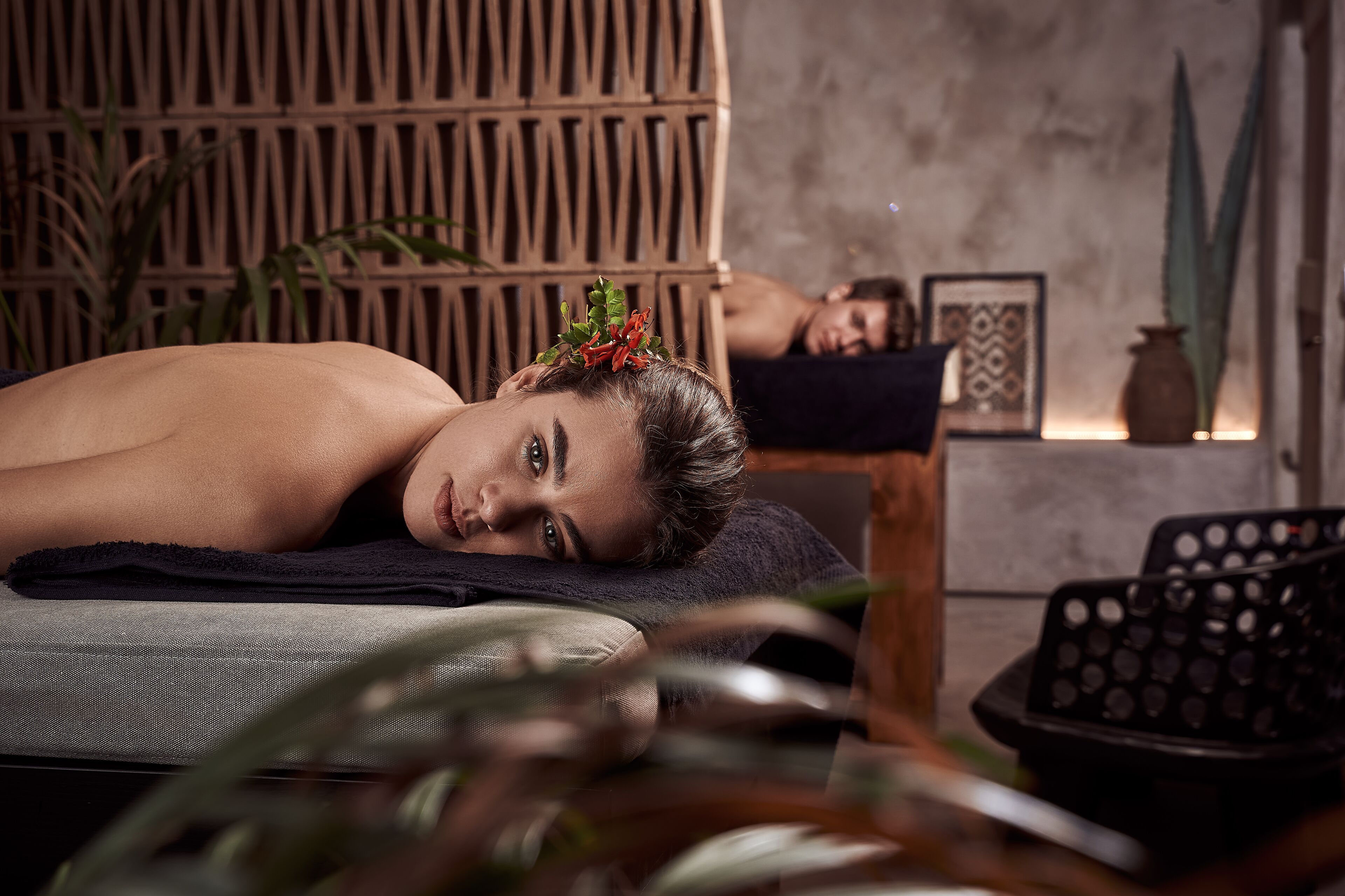 Couples treatment rooms, body treatments, hydrotherapy, body wraps
