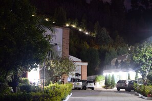 Front of property – evening/night
