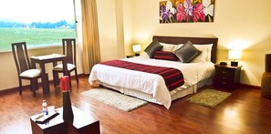 Minibar, in-room safe, desk, cots/infant beds