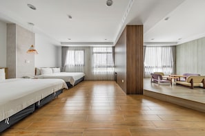 Japanese-style Quadruple Room | Blackout drapes, free WiFi, bed sheets - Kapamumu B&B (Yuchi)