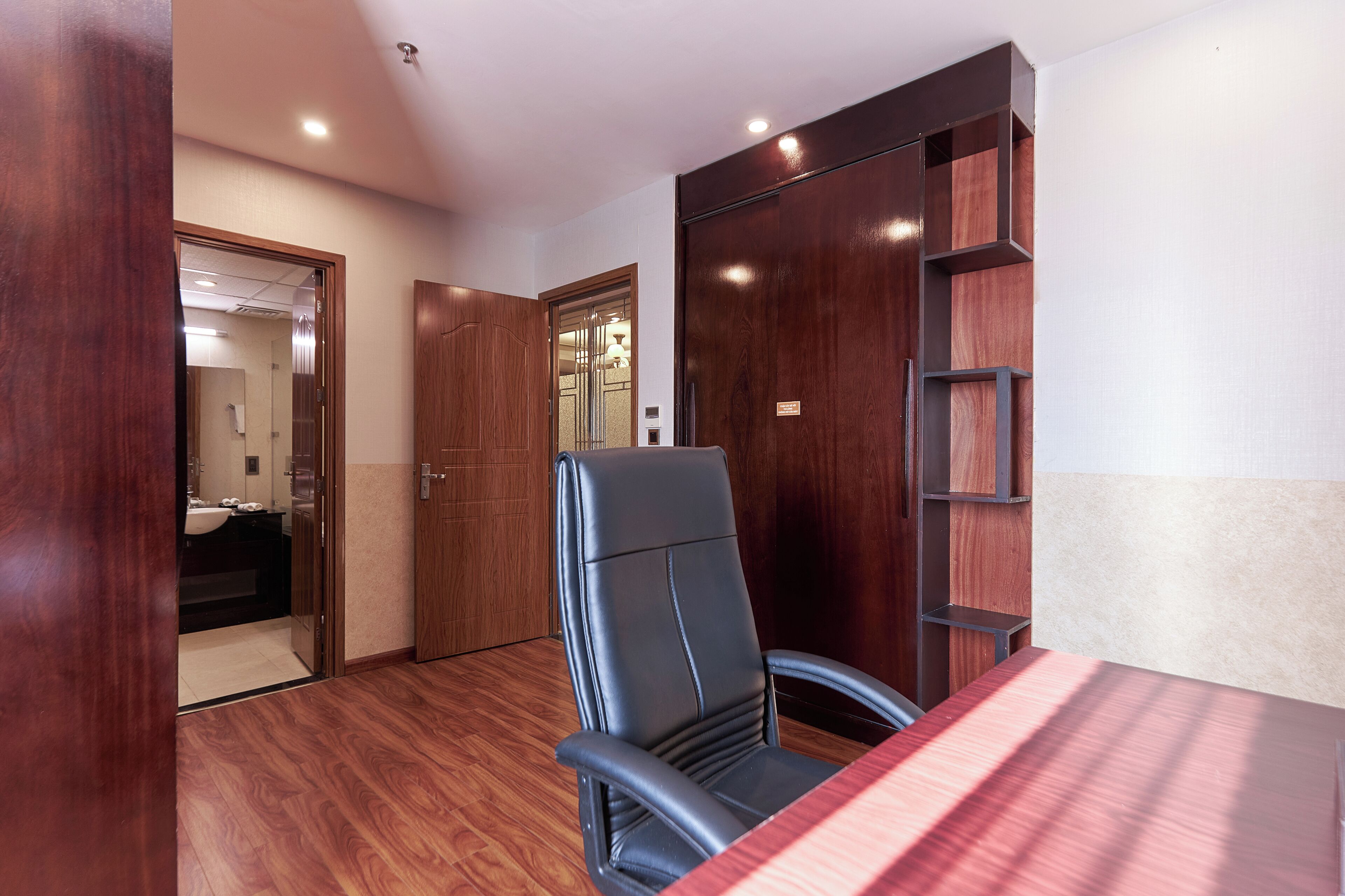 premium penthouse | minibar, in-room safe, laptop workspace, blackout curtains