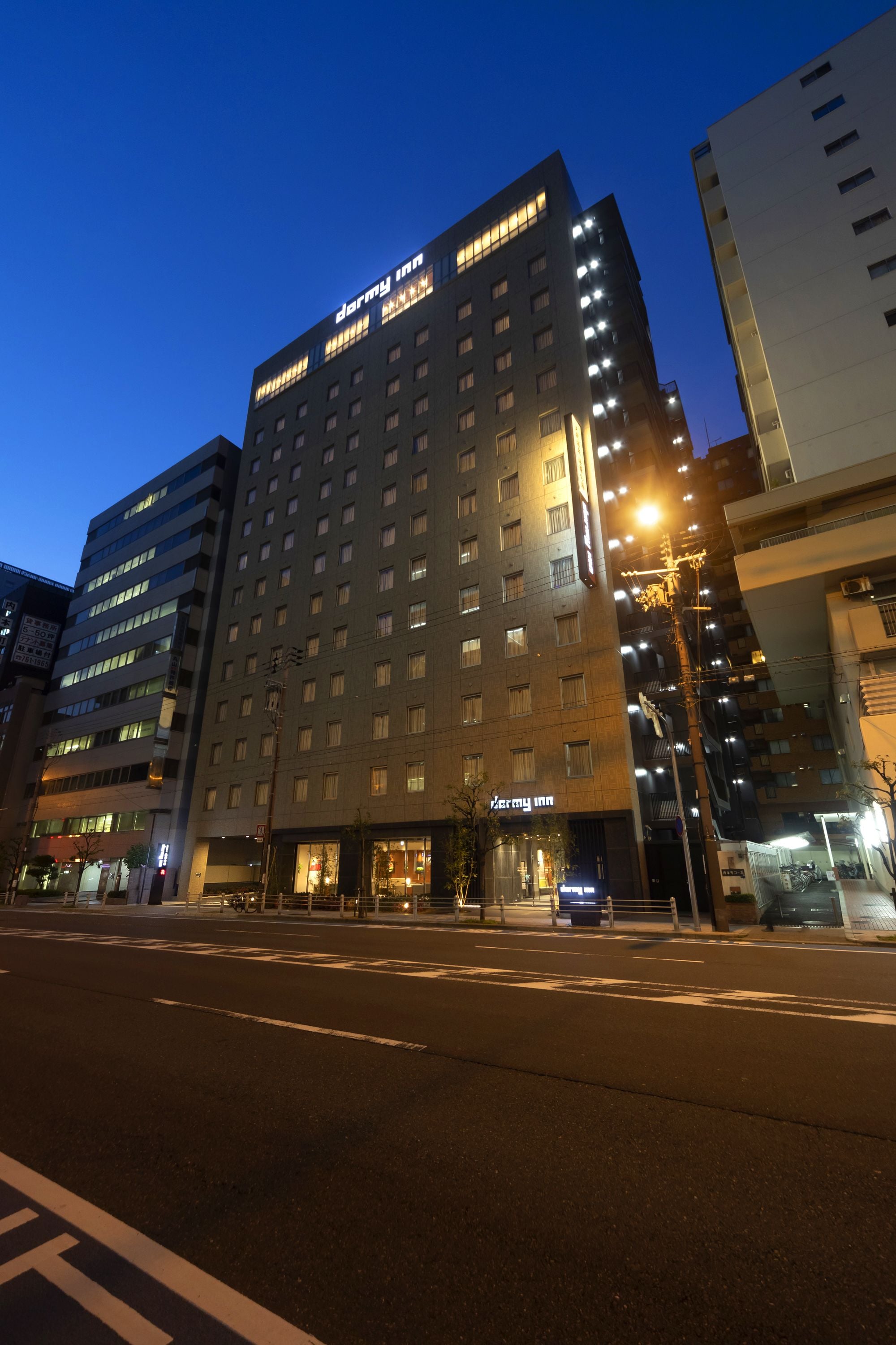 front of property – evening/night