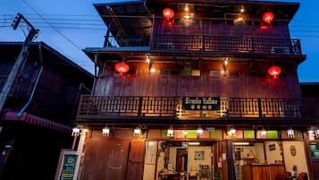 Front of property – evening/night