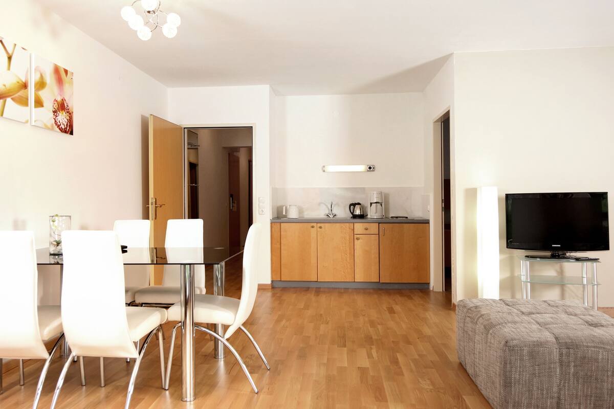 Family Apartment (excl. 45 EUR per stay cleaning fee) | Living area