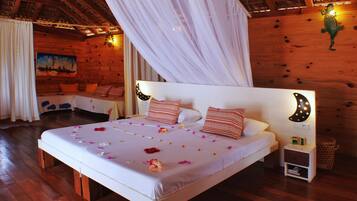 Bungalow - mot vattnet | 1 sovrum, sÀngtillbehör av högsta kvalitet och minibar