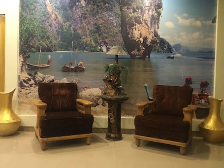 Sala de estar en el lobby