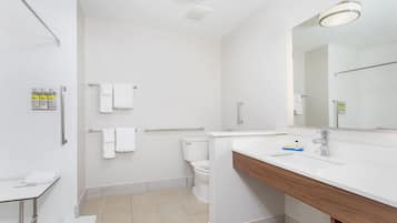 Standard Room, 1 King Bed, Accessible (Mobility, Roll-In Shower) | Bathroom