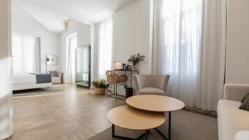 Premier Suite | Living area | Flat-screen TV