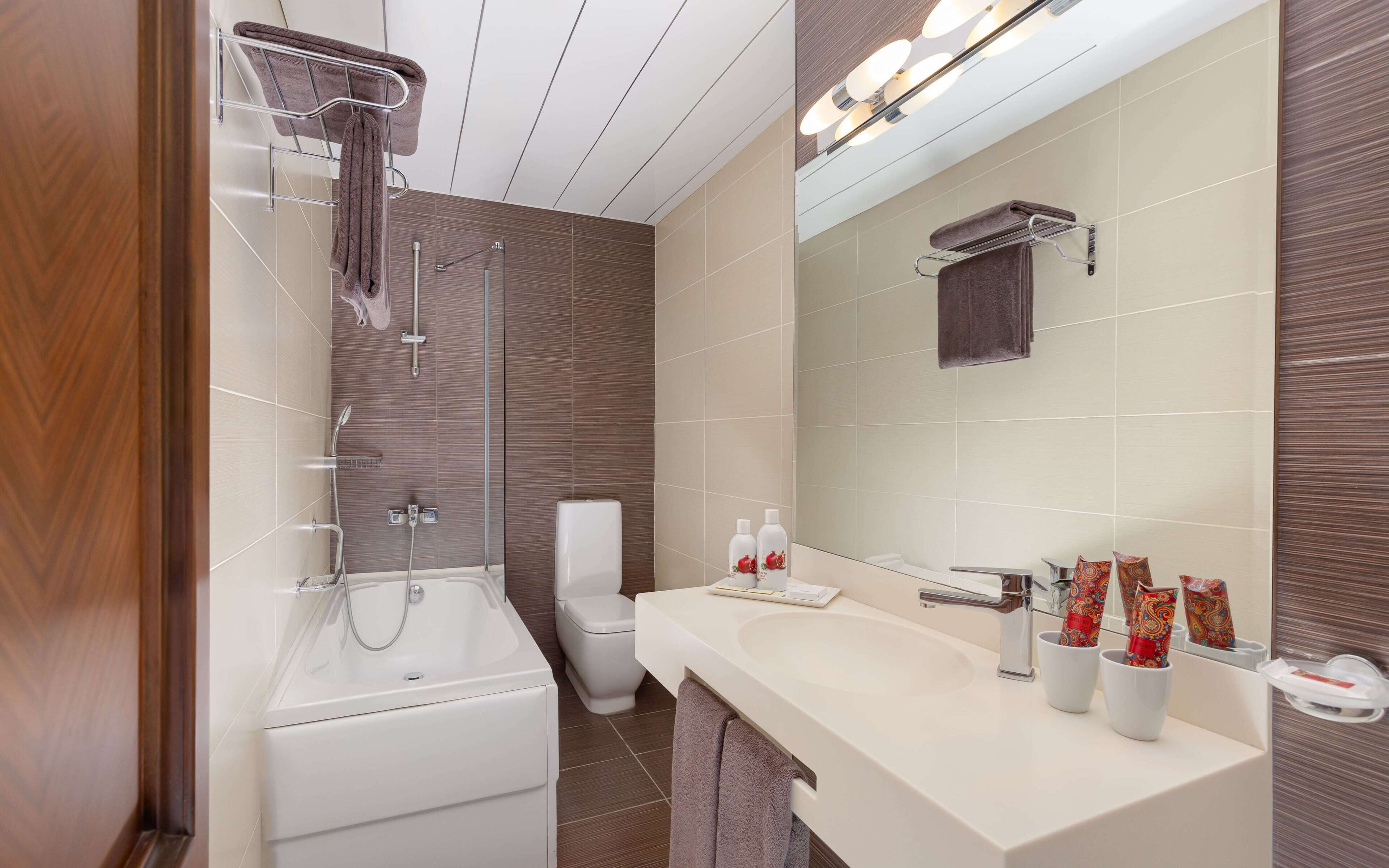 Minibar, caixa forta a l'habitació i escriptori 