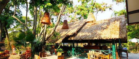 Serveert ontbijt, lunch, diner, Thaise gerechten
