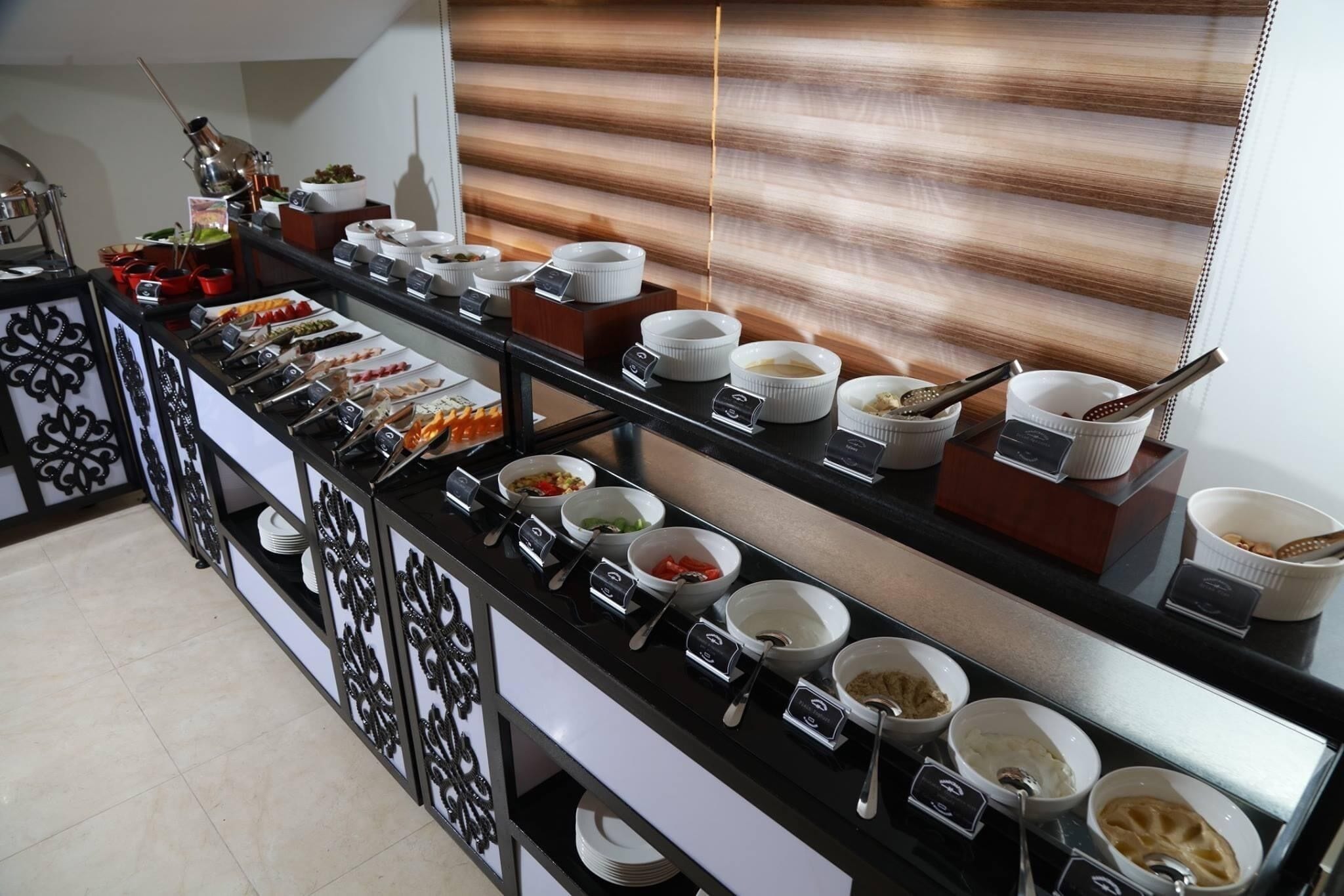 Buffet breakfast for a fee