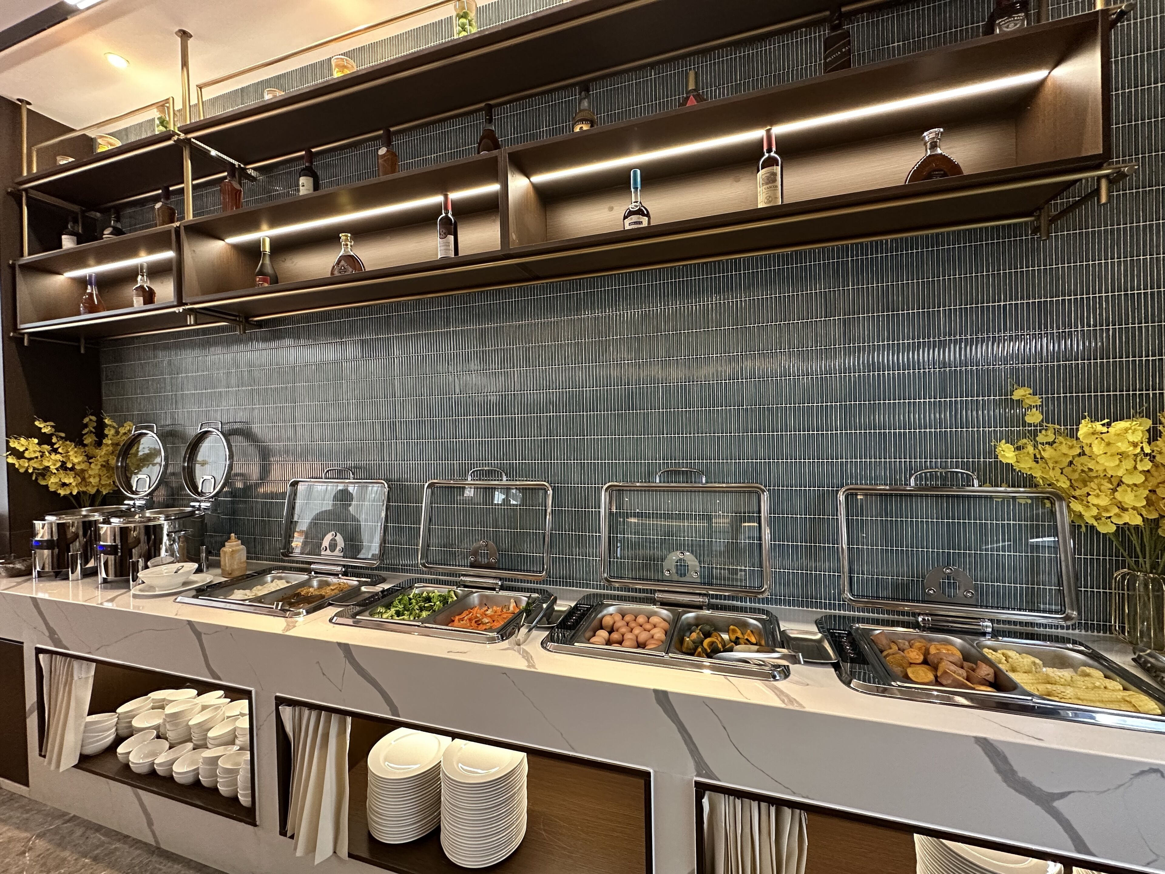 Desayuno buffet (CNY 38 por persona) 