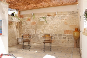 Basic Room, 1 Queen Bed, Private Bathroom | Terrace/patio