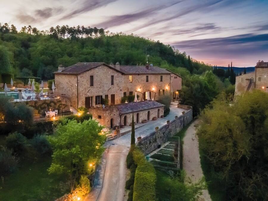 Front of property - evening/night