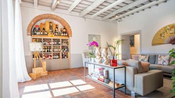 Sala de estar en el lobby